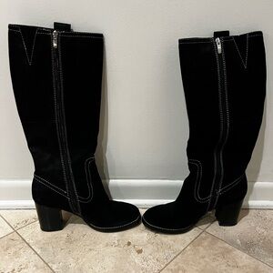 Enzo Angiolini Black Tall Heeled Boots
